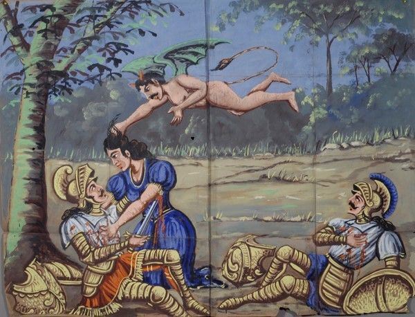 Sfida di Alcester e Oreste: Morte di Lidia che Viene Portata dal Diavolo