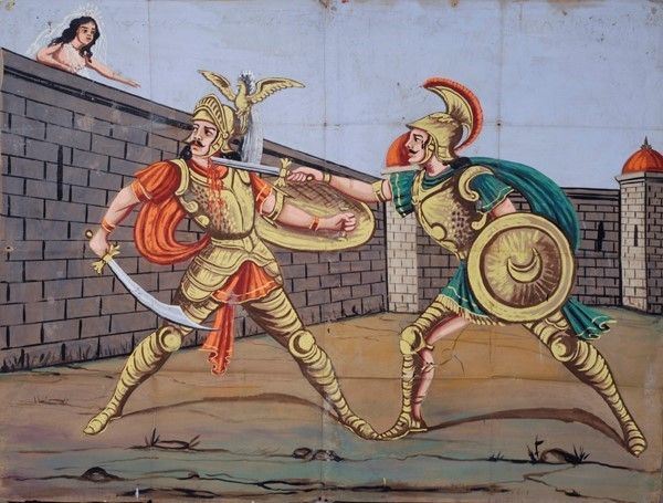 Achille uccide Ettore