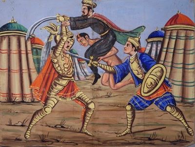 Morte di Argorante per Mano Dell'infame Mago Ersetto