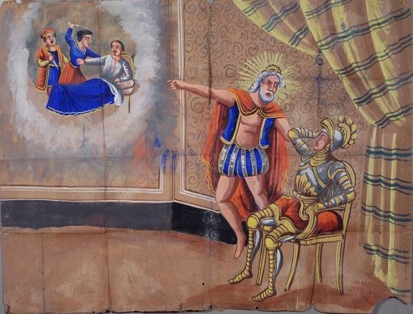 Dio Giove Fa Apparire Ad Alessandro L'assasinio del Padre Filippo di Macedonia