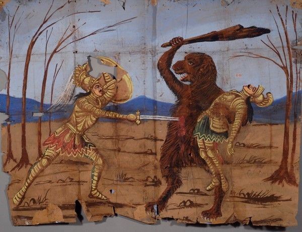 Idramoro di Medina  - Asta Collezioni di cartelloni dell'opera dei pupi siciliani - I - Galleria Pananti Casa d'Aste