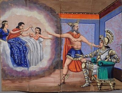 Dio Giove Fa Apparire Ad Alessandro L' Assassinio del Padre Suo Filippo di Macedonia