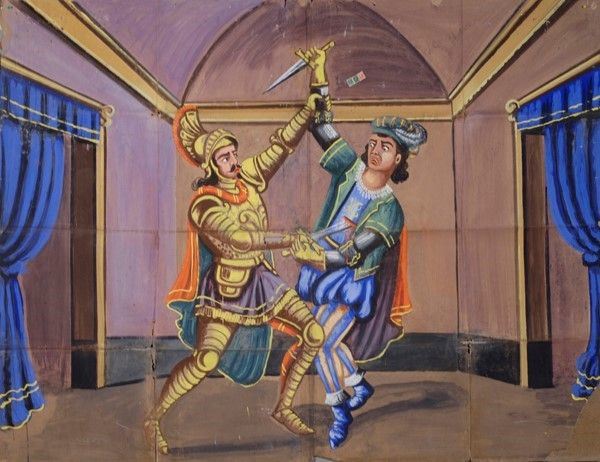 Ruggiero uccide Pipino figlio di Carlo