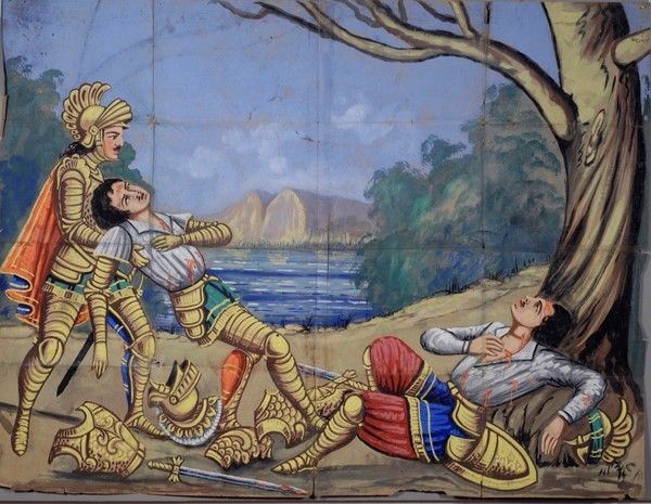 Sfida di Candellino e morte di Dardo