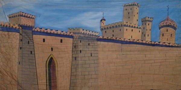 Mura castello  - Asta Collezioni di cartelloni dell'opera dei pupi siciliani - I - Galleria Pananti Casa d'Aste