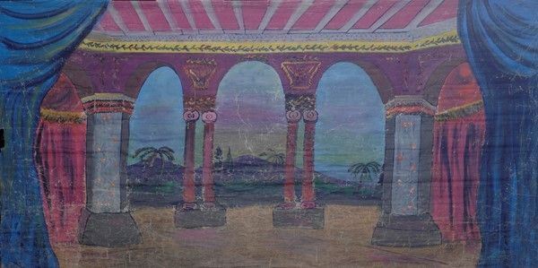Stanza vista panoramica  - Auction Collezioni di cartelloni dell'opera dei pupi siciliani - I - Galleria Pananti Casa d'Aste