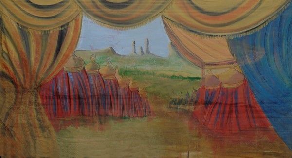 Campo saraceno  - Asta Collezioni di cartelloni dell'opera dei pupi siciliani - I - Galleria Pananti Casa d'Aste