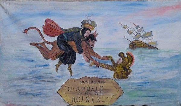 Sipario  - Asta Collezioni di cartelloni dell'opera dei pupi siciliani - I - Galleria Pananti Casa d'Aste