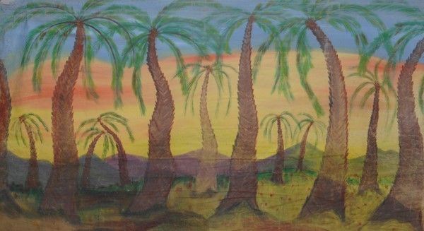Bosco con palme