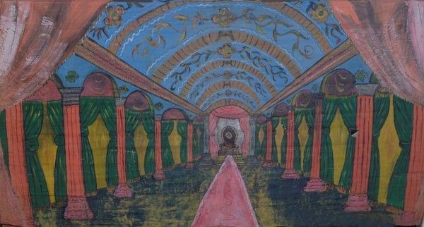 Corte cristiana  - Auction Collezioni di cartelloni dell'opera dei pupi siciliani - I - Galleria Pananti Casa d'Aste