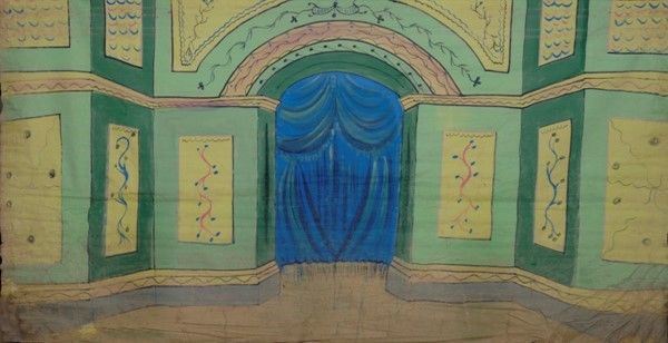Stanza  - Auction Collezioni di cartelloni dell'opera dei pupi siciliani - I - Galleria Pananti Casa d'Aste