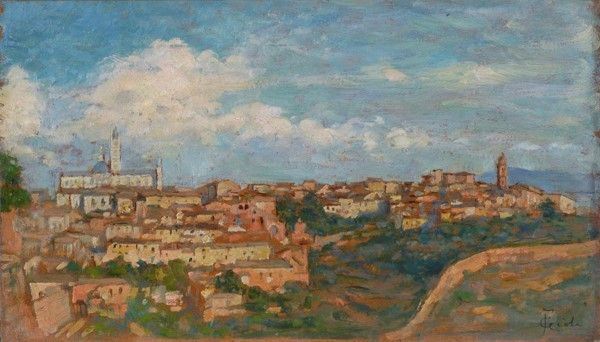 Francesco Gioli - Veduta di Siena