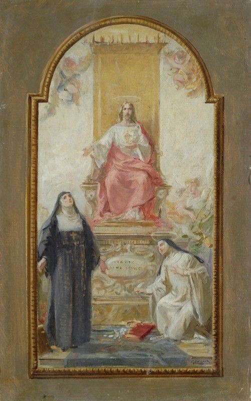 Scuola Francese, XIX - XX Sec. - Il Sacro Cuore
