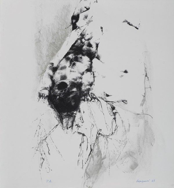 Lorenzo Vespignani : Senza titolo  (1963)  - Litografia - Auction GRAFICA ED EDIZIONI - Galleria Pananti Casa d'Aste