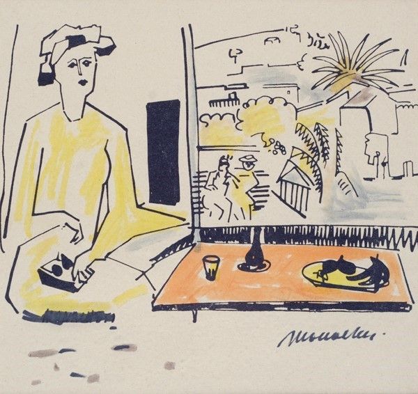 Gino Mazzoli - Sante Monachesi - Vendemmia, Figura e Natura Morta, Paesaggio "vecchio Gargano"