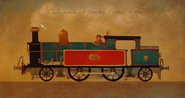 Anonimo, XIX sec. : Lancashire and Yorkshire Railway  - Olio su tela - Asta Dipinti dal XV al XX sec. e oggetti di antiquariato - Galleria Pananti Casa d'Aste