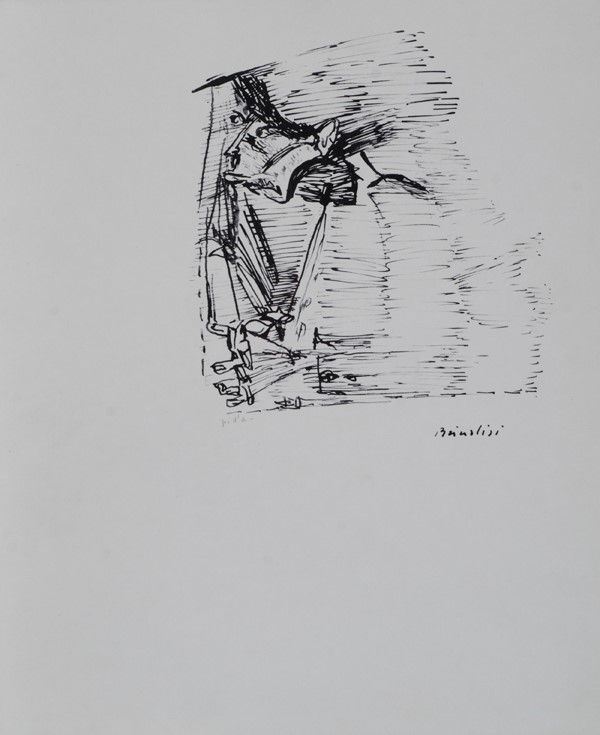 Remo Brindisi : Senza titolo  - Litografia - Auction Autori dell'800-900, Grafica ed Edizioni - I - Galleria Pananti Casa d'Aste