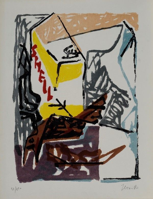 Leoncillo (Leonardi) : Senza titolo  - Litografia - Auction Arte moderna e contemporanea, Grafica ed edizioni - Galleria Pananti Casa d'Aste