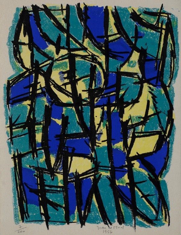 Jean Le Moal : Ramures  (1956)  - Litografia - Auction GRAFICA ed EDIZIONI - Galleria Pananti Casa d'Aste