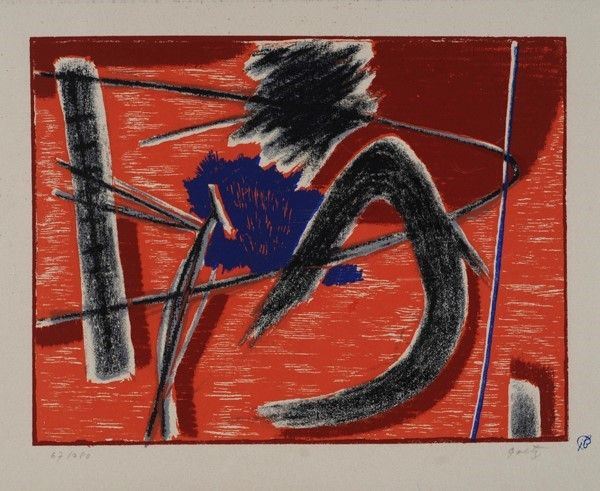 Henri Goetz : Composizione  - Litografia - Auction GRAFICA ed EDIZIONI - Galleria Pananti Casa d'Aste