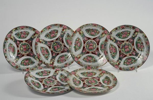 Sei piatti  - Auction Dipinti dal XV al XX sec. e oggetti di antiquariato - Galleria Pananti Casa d'Aste