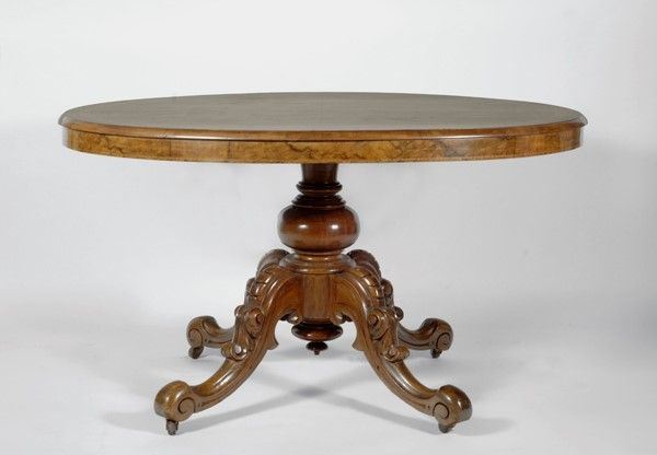 Tavolo ovale a vela  - Auction Dipinti dal XV al XX sec. e oggetti di antiquariato - Galleria Pananti Casa d'Aste