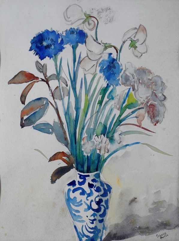 Silvio Pucci - Fiori nel vaso