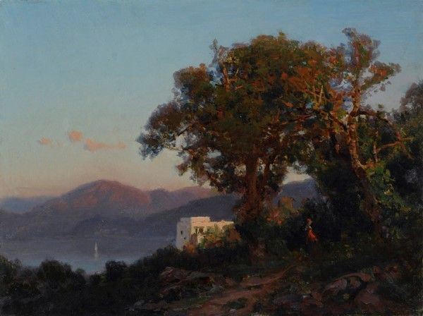 Pietro Senno - Paesaggio lacustre