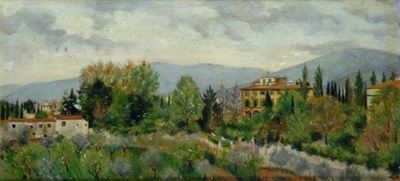 Paesaggio Toscano (s. Domenico Presso Fiesole)