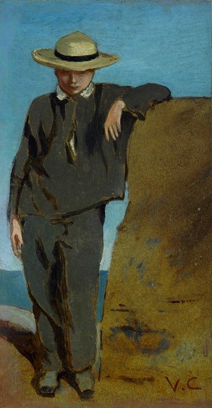 Vincenzo Cabianca - Giovinetto con cappello