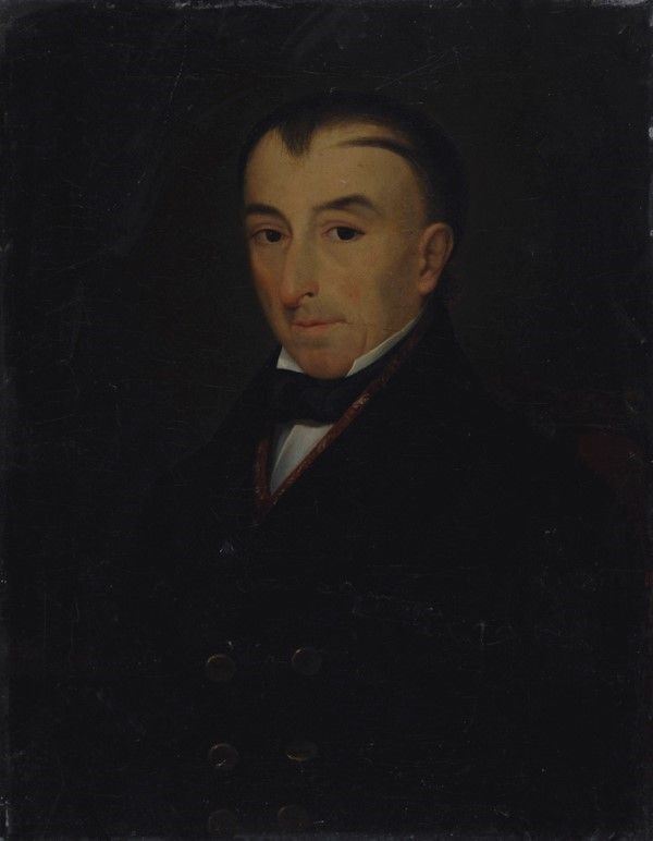 Anonimo, inizi XIX sec. - Ritratto di gentiluomo