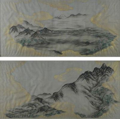 Coppia di Paesaggi