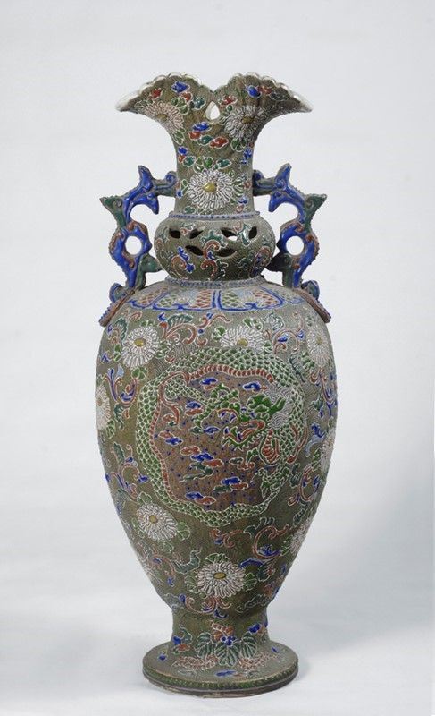 Vaso Satzuma  - Auction Dipinti dal XV al XX sec. e oggetti di antiquariato - Galleria Pananti Casa d'Aste