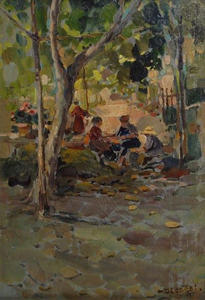 Figure in Giardino