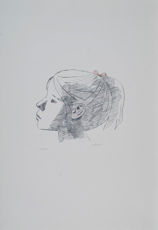 Xavier Bueno - Seated girl