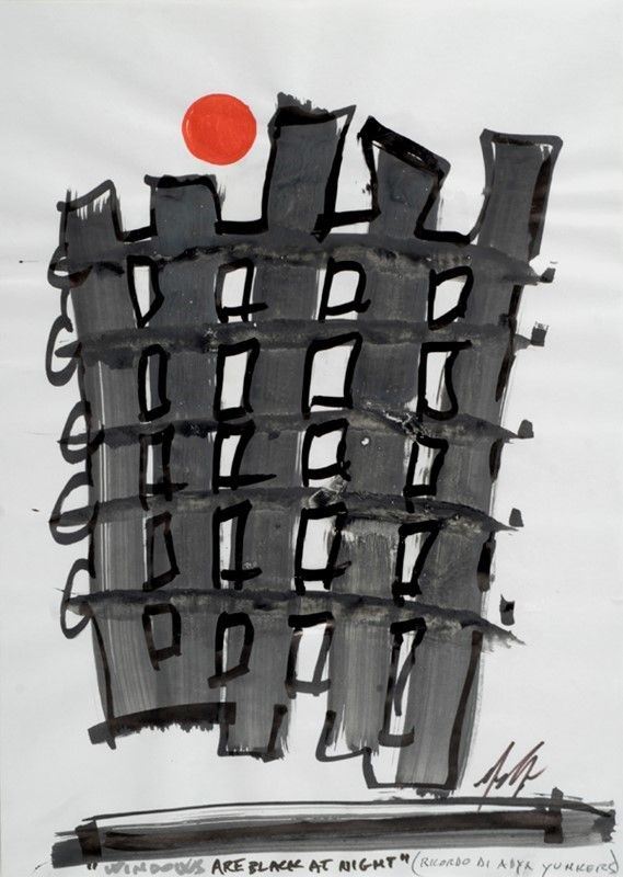 Sergio Dangelo - Windows are black at night