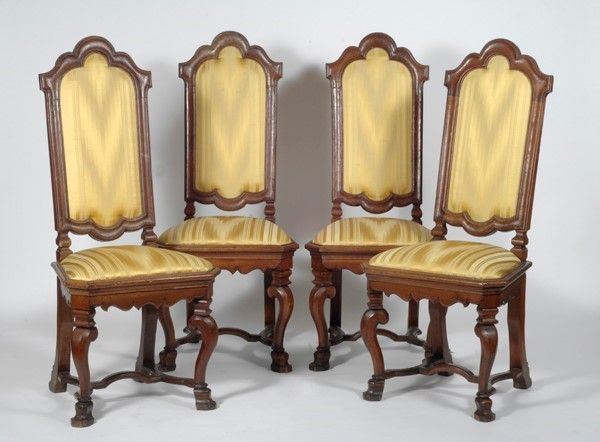 Quattro sedie  - Auction Dipinti dal XV al XX sec. e oggetti di antiquariato - Galleria Pananti Casa d'Aste