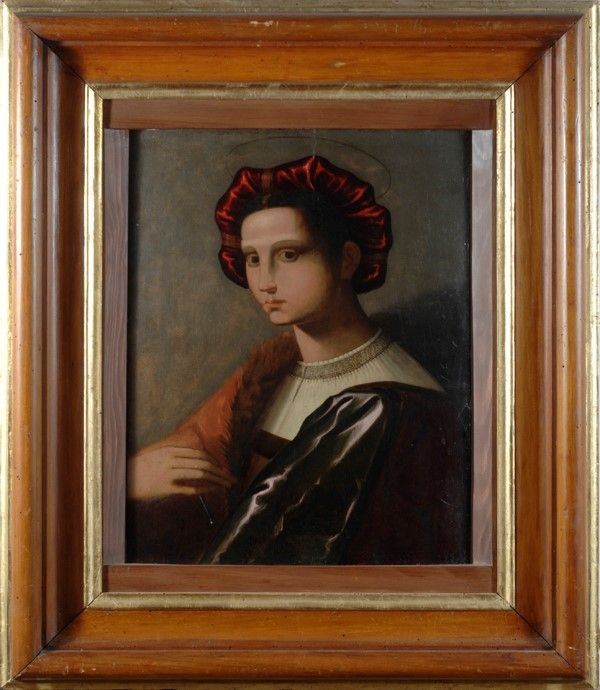 Andrea Piccinelli detto Andrea del Brescianino : San Cosma  - Olio su tavola - Auction Dipinti dal XV al XX sec. e oggetti di antiquariato - Galleria Pananti Casa d'Aste
