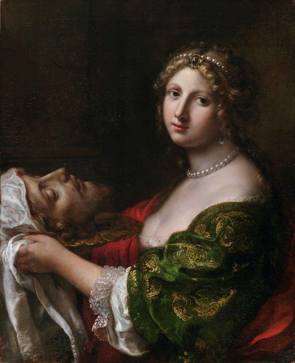 Salome con la testa del Battista
