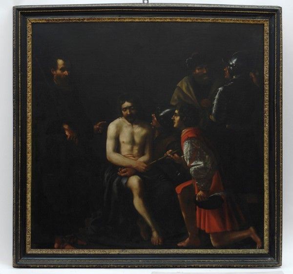 Mario Minniti : Cristo deriso  - Olio su tela - Auction Dipinti dal XV al XX sec. e oggetti di antiquariato - Galleria Pananti Casa d'Aste