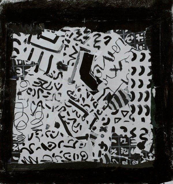 Arturo Carmassi : Senza titolo  - Tencica mista e collage su cartoncino - Asta Arte moderna e contemporanea, Grafica ed edizioni - Galleria Pananti Casa d'Aste