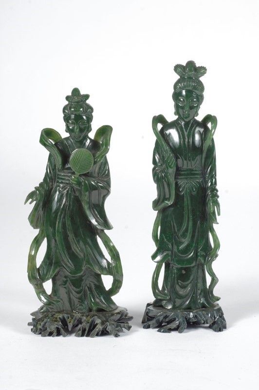 Due figure femminili  - Auction Dipinti dal XV al XX sec. e oggetti di antiquariato - Galleria Pananti Casa d'Aste