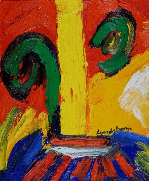 Bengt Lindstr&#246;m : Lumiere solaire-Solsken  (2001)  - Olio su tela - Asta Arte moderna e contemporanea, Grafica ed edizioni - Galleria Pananti Casa d'Aste