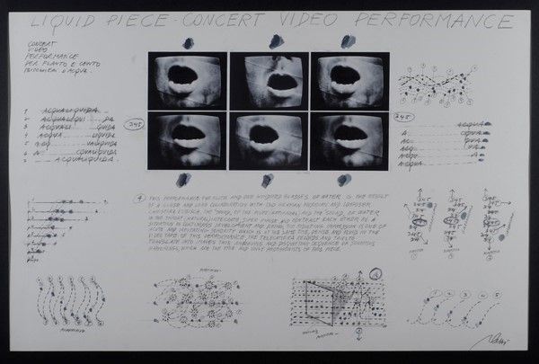 Fabrizio Plessi - Liquid piece concert video performance