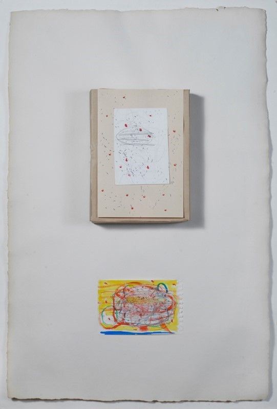 Nicola De Maria : Purezza  (1999-2000)  - Tecnica mista e collage su carta - Auction Arte moderna e contemporanea, Grafica ed edizioni - Galleria Pananti Casa d'Aste