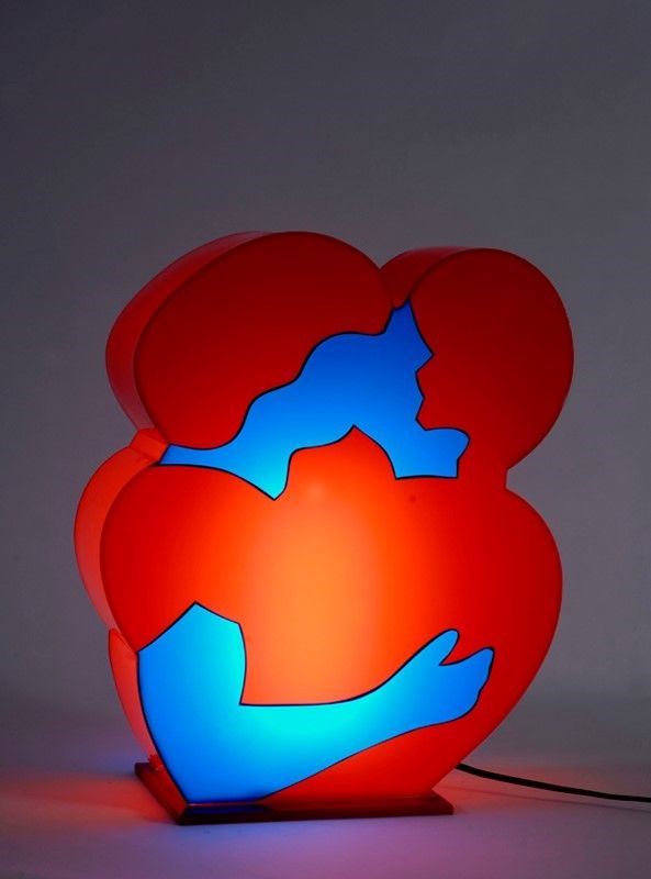 Marco Lodola : Medaglie  (2007)  - Perspex e neon - Asta Arte moderna e contemporanea, Grafica ed edizioni - Galleria Pananti Casa d'Aste