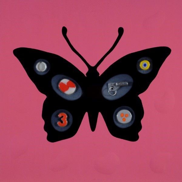 Renzo Nucara : Butterfly effect  (2012)  - Legno, carta, smalti, resina - Asta Arte moderna e contemporanea, Grafica ed edizioni - Galleria Pananti Casa d'Aste