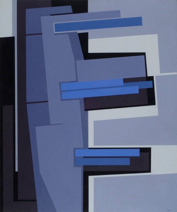 Gualtiero Nativi : Personaggio  (1976)  - Tempera su tela - Auction Arte moderna e contemporanea, Grafica ed edizioni - Galleria Pananti Casa d'Aste