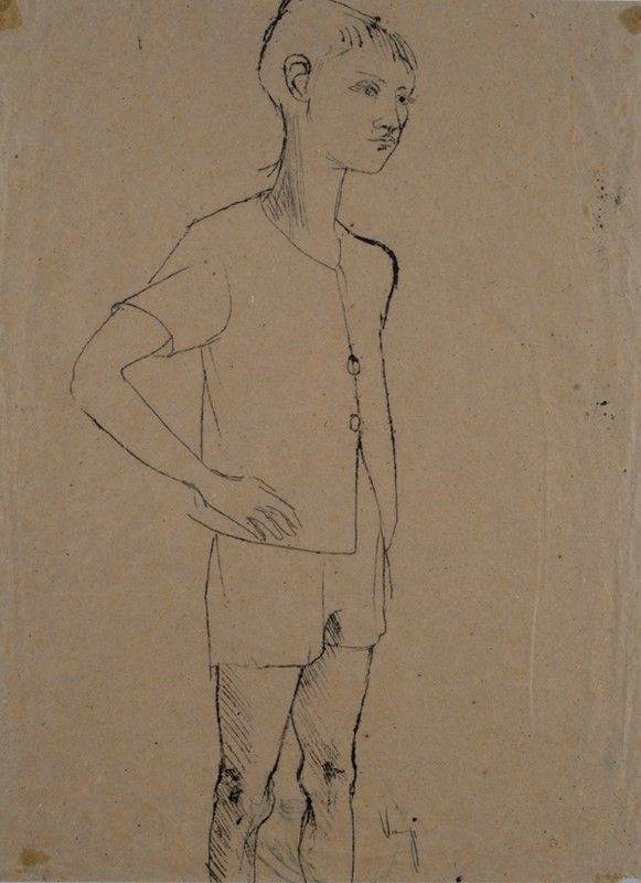 Giuliano Vangi - Ragazzo in piedi
