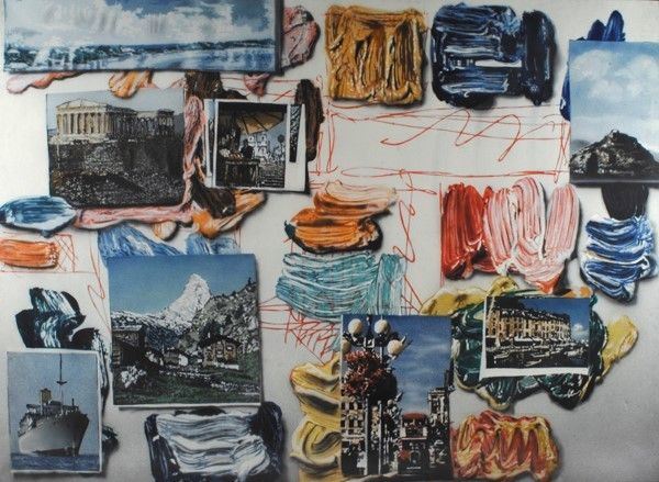 John Clem Clarke : Excursion  (1973)  - Olio su tela - Asta Arte moderna e contemporanea, Grafica ed edizioni - Galleria Pananti Casa d'Aste